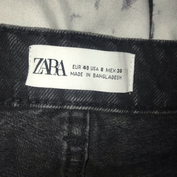 🔥BOGO under $20🔥 Zara black high waisted jean shorts - Picture 3 of 5